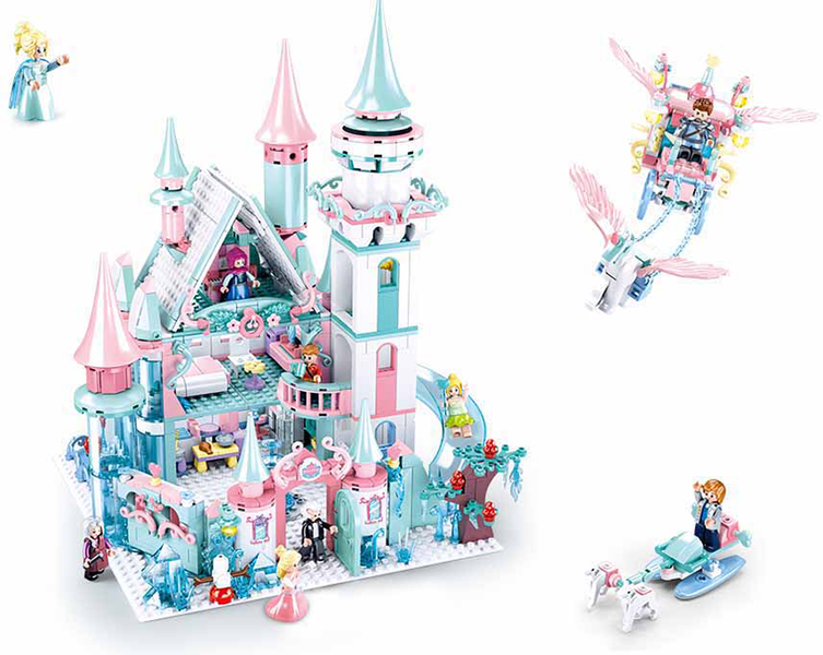 Sluban Girl's Dream | Set constructie Castelul de Gheata